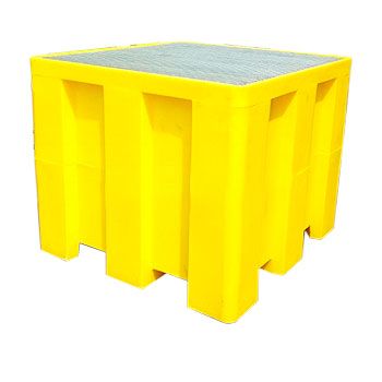 PALLET DE CONTENCIÓN PARA TAMBORES O IBC, CAPACIDAD DE CONTENCIÓN 1.100 LITROS