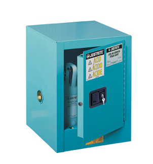 ARMARIO PARA CORROSIVOS DE ACERO 15 LITROS 1 PUERTA 