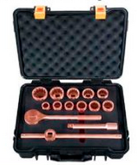 Juego de Dados Antichispa Cuadrante 3/4" 14 piezas 