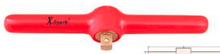 Barrote de Fuerza Aislado 1000V Antichispa Cuadrante 1/2, 3/8 pulg