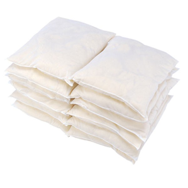 ALMOHADILLAS ABSORBENTE ACEITES/HIDROCARBURO 32 UNIDADES 23 x 23 cm