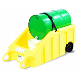 CARRO PORTA TAMBOR CON CONTENCION DE DERRAMES 250L.