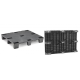 Pallet Plastico Cubierta Lisa Encajable 1000mm x 1200mm x 140mm