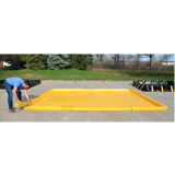 BERMA DE CONTENCION PARA TRABAJO PESADO LARGO 9,1M X ANCHO 3,7M X 0,10M CAPACIDAD DE CONTENCION 3.800L PESA 70KG